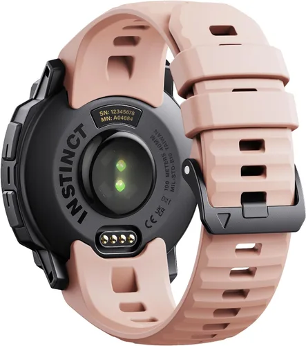 Vista 42 de NotoCity Correa de repuesto para Garmin Instinct, silicona suave, compatible con Garmin Instinct 2/Solar/Tactical(verde militar)