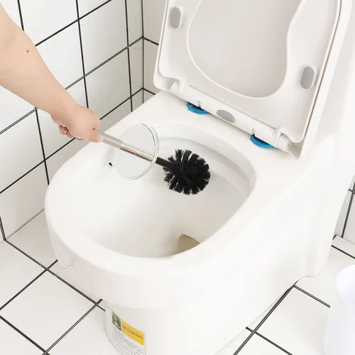 Vista 5 de YCOCO Juego de accesorios de baño, 8 piezas de plástico blanco con soporte para cepillos de dientes, taza de enjuague bucal, jabonera, dispensador