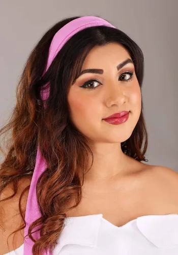 Vista 3 de Disguise Disfraz de Esmeralda de Notre Dame para mujer, Púrpura, blanco