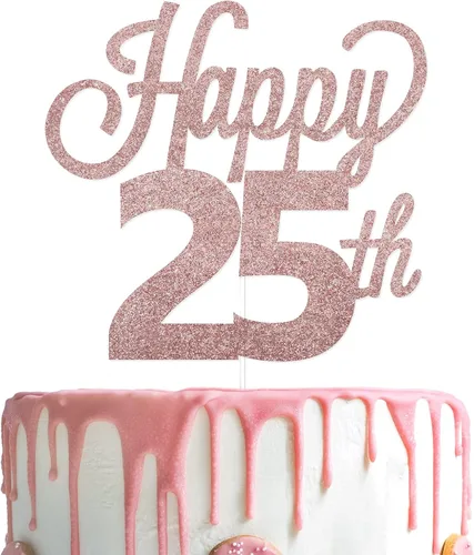 Vista 68 de LINGTEER - Decoración para pastel con texto "Happy Birthday 100", color negro