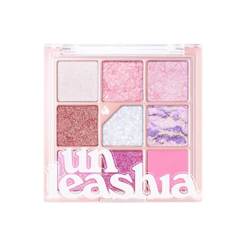 Vista 14 de UNLEASHIA Glitterpedia Paleta de sombras de ojos NO1 – Paleta de sombras de ojos brillantes con texturas versátiles con purpurina – Paleta