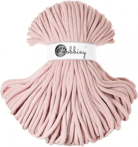 Vista 5 de Bobbiny - Cordón trenzado de macramé jumbo de 9 mm (color aloe), 108 yardas/330 pies