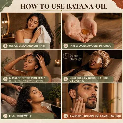 Vista 3 de Aceite de batana - El aceite milagroso hondureño para el crecimiento del cabello y el cuidado de la piel - 100% puro - 16 oz (454G)