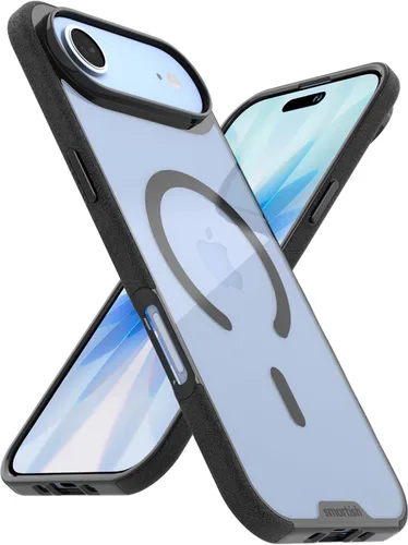 Vista 22 de Smartish® - Funda MagSafe transparente para iPhone 17, Gripmunk, funda delgada magnética [ligera + protectora], cubierta de agarre delgada