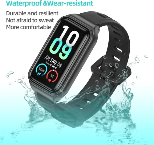 Vista 5 de Correa de repuesto de silicona para reloj, accesorios de pulsera inteligente para Amazfit 7 Fit Band