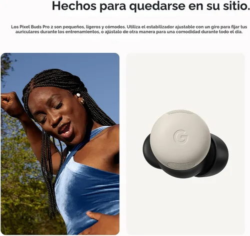 Vista 2 de Google Pixel Buds Pro 2 - Auriculares inalámbricos con cancelación activa de ruido - Auriculares Bluetooth - Hazel