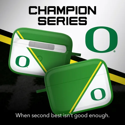 Vista 3 de Affinity Bands Oregon Ducks HDX - Funda compatible con Apple AirPods Pro 1 y 2 (serie Champion)