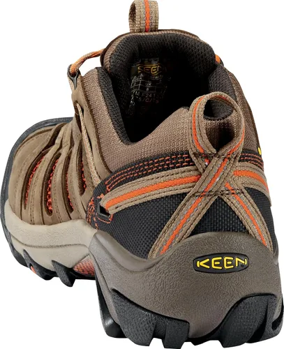 Vista 3 de KEEN Utility Zapatos de Trabajo Flint Low con Punta de Acero para Hombre Shitake/Rust