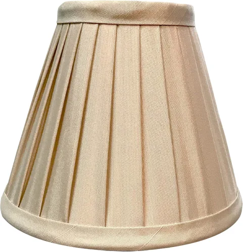 Vista 29 de Royal Designs, Inc. Pantalla plisada Empire CS-111BG, color beige, 2,5 x 5 x 4,25