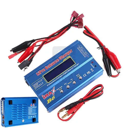 Vista 4 de iMAX B6 Li-ion Cargador RC NiMh NiCD Balancer Descargador de carga Pantalla LCD Digital