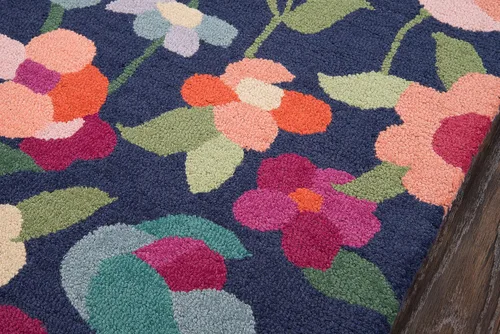 Vista 4 de Momeni Newport Collection - Alfombra de área, 8'0" x 10'0", azul marino