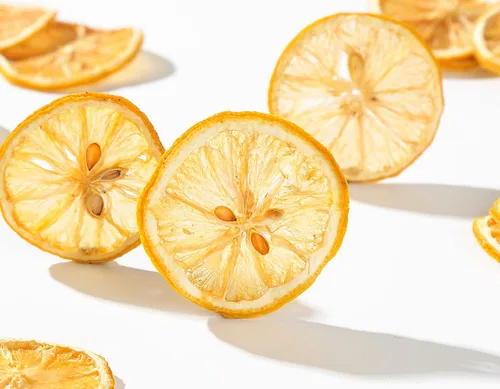 Vista 7 de Rodajas de Limón Deshidratadas Premium 85g/3 Oz, Limón Seco Deshidratado. 100% Natural y Sin Aditivos, Sin Azúcar Añadida.