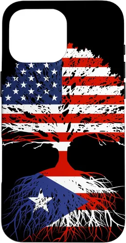 Vista 19 de Puerto Rico Boricuas Roots - Carcasa para iPhone 17, diseño de bandera estadounidense de Puerto Rico