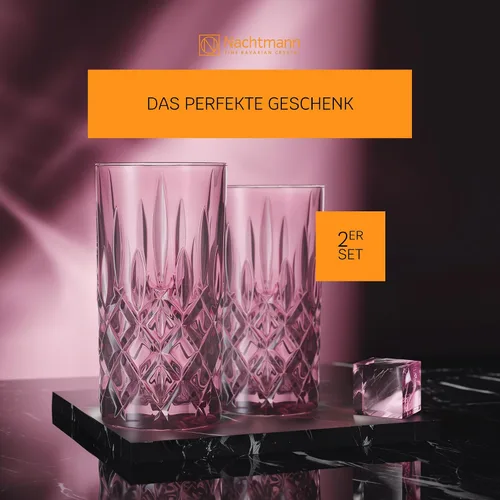 Vista 4 de Nachtmann Noblesse - Juego de 2 vasos Longdrink, color baya