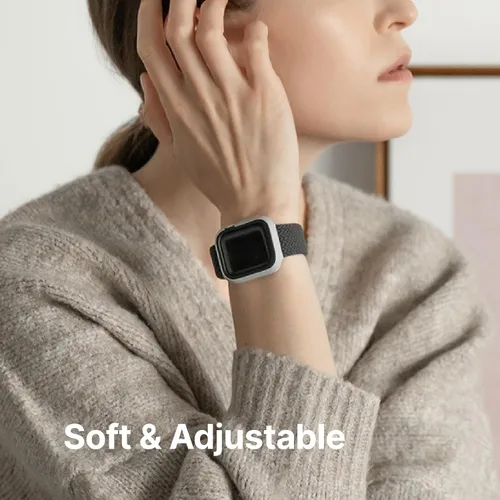 Vista 4 de RhinoShield Correa trenzada para Apple Watch Series 9/8/7/SE/3 [1.49/1.57/1.61 pulgadas] [correa de Apple Watch]