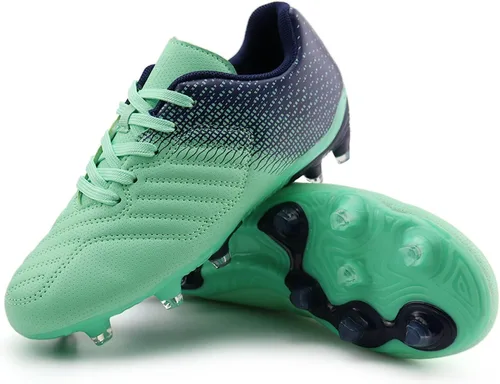 Vista 3 de Brooman - Zapatos deportivos con tacos para niños y niñas, zapatos de fútbol para usar al aire libre