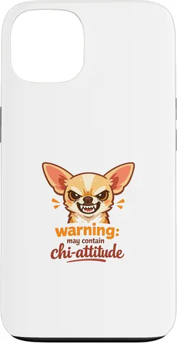 Vista 7 de Chihuahua Attitude Warning - Carcasa para iPhone XR