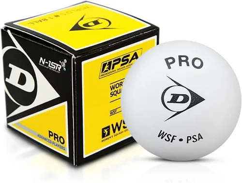 Vista 5 de Dunlop White Pro - Pelota de squash (3 bolas)