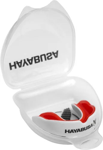 Vista 8 de Hayabusa Combat Sports - Protector bucal para jóvenes, niños y adultos, viene con funda, color negro/dorado, juvenil