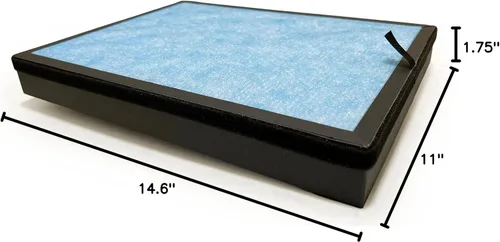 Vista 6 de Nispira Filtro de repuesto AP1002 H13 para purificador de aire Airtok AP1002 3 en 1, carbón activado HEPA azul verdadero para eliminar olores humo