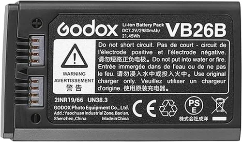 Vista 2 de Godox VB26 - Batería de repuesto (2600 mAh, 7,2 V, CC)