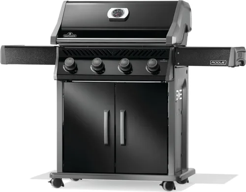 Vista 8 de Napoleon Rogue 525 Parrilla de Gas Natural, Negra, Rejillas de Acero Inoxidable, Barbacoa Resistente de 4 Mecheros