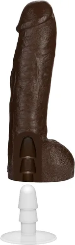 Vista 3 de Doc Johnson Signature Series Bam - Consolador realista FIRMSKYN de 13 pulgadas con ventosa extraíble Vac-U-Lock, compatible con máquina F y arnés