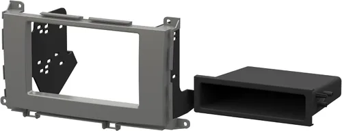 Vista 2 de Metra 99-8229S Juego de tablero de instalación DIN simple/doble para Toyota Sienna 2011 Aftermarket radio installation trim, factory