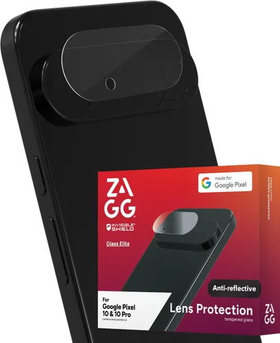 Vista 10 de ZAGG Glass Elite - Protector antirreflectante para lente de cámara Google Pixel 10 Pro XL, tecnología antirreflejos, resistente a arañazos e