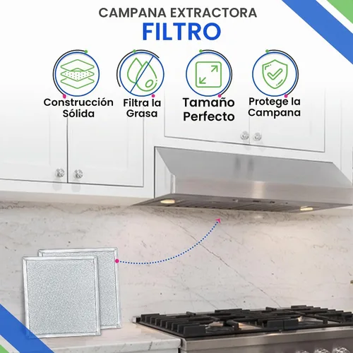 Vista 2 de Bagean Filtro de ventilación de campana de estufa 8x8 pulgadas BCC024600 se