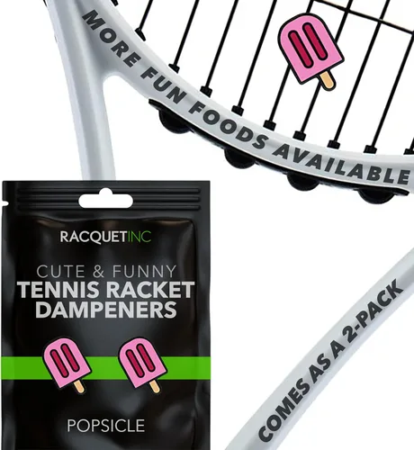 Vista 33 de Racquet Inc Regalos de Tenis - Amortiguadores de Vibración para Raqueta de Tenis - Absorbe Choques, Reduce la Vibración de las Cuerdas para Mejor
