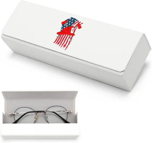 Vista 5 de Firemans Axe USA Flag - Estuche para gafas unisex