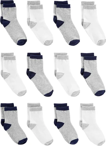 Vista 5 de Simple Joys by Carter's Paquete de 12 calcetines para bebé niño