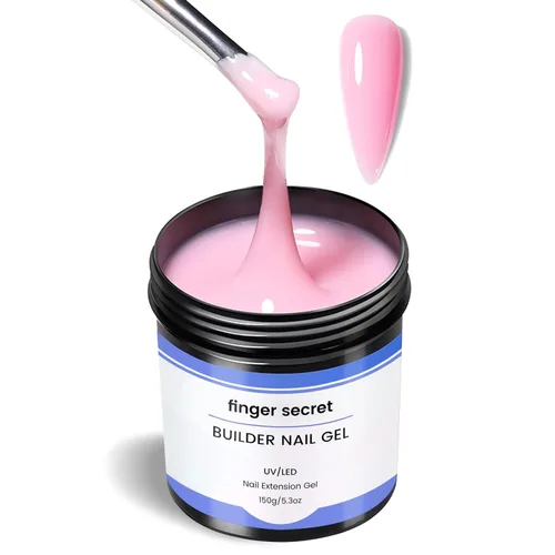 Vista 10 de Gel constructor de gel duro para uñas de larga duración fuerte mano desnuda 3D escultura para extensión de uñas 4oz