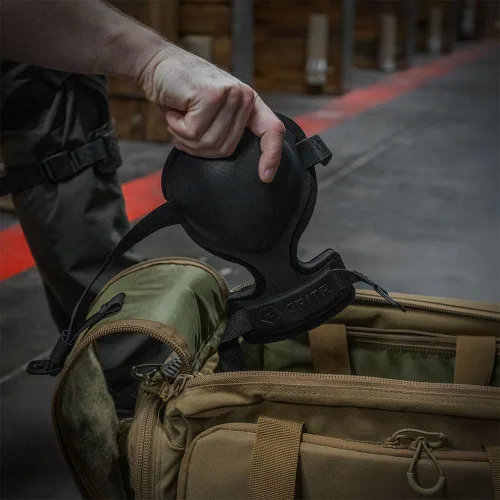 Vista 5 de GRITR Tactical Knee Pads for Work, Hunting, Construction, Gardening, Paintball w/Foam Padding, Hard Shell & Adjustable Straps - Heavy Duty