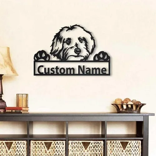 Vista 13 de Letrero de madera personalizado de perro Airedale Terrier Letrero de madera personalizado Airedale Terrier Airedale Terrier divertido Regalo