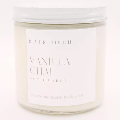 Vista 84 de River Birch Candles - Vela perfumada de almendra y miel Velas en tarro de ámbar de soja de primera calidad, totalmente naturales, no tóxicas, 8.5
