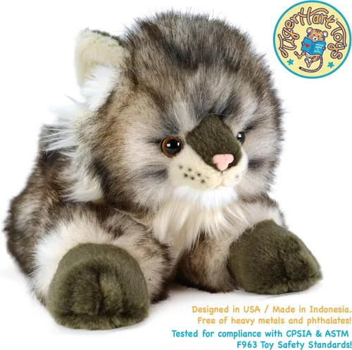 Vista 6 de TigerHart Ricky The Maine Coon - Peluche de 16 pulgadas