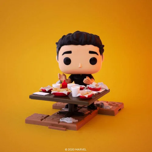 Vista 3 de Funko Pop Deluxe, Marvel: Serie de Vengadores Victory Shawarma - Figura de Bruce Banner 1 de 6 - Exclusivo de Amazon - Figura de vinilo