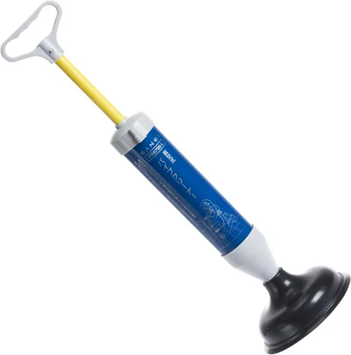 Vista 6 de SANEI PR8700-L Aspiradora de tuberías, para inodoros grandes y occidentales, elimina la obstrucción, grande y pequeño, con goma, fuerte succión