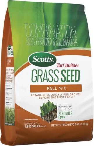 Vista 4 de Scotts Turf Builder - Mezcla de semillas de césped para otoño, 2.4 libras.
