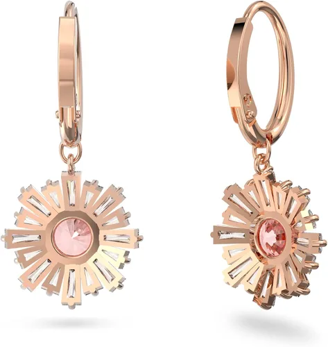 Vista 2 de SWAROVSKI Colección Sunshine Jewelry, cristales rosas, acabado en tono oro rosa