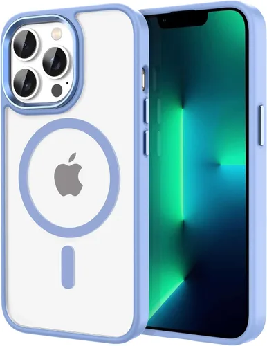 Vista 52 de CACOE Funda magnética para iPhone 12 y iPhone 12 Pro de 6.1 pulgadas - Compatible con MagSafe y soporte magnético para teléfono en el automóvil,
