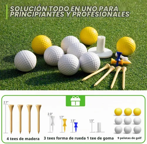 Vista 5 de Bltend Golf Mat 36mm: 5x4ft/6x4ft Golf Hitting Mat Practice Outdoor Indoor