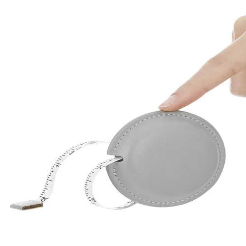Vista 7 de Cinta métrica suave para el cuerpo, 59.1 in, 60 pulgadas, cinta métrica de doble escala, cinta métrica retráctil para medición corporal, costura