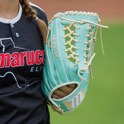 Vista 5 de MARUCCI Palmetto Fastpitch Glove Series, 97A6 12.50" T-Web - Lanzador para mano izquierda