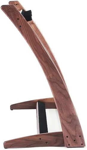 Vista 6 de Ruach GR-2 Curve - Soporte personalizable para guitarras y estuches, color nogal