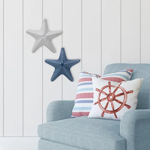 Vista 5 de Fitz and Floyd Fitz & Floyd Coastal Home - Figura decorativa de estrella de mar, color azul