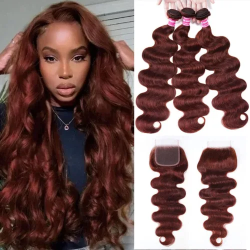 Vista 30 de Beauty Forever #FB30 - Extensiones de cabello humano virgen Remy virgen sin procesar de 8 pulgadas, 8 pulgadas FB30 Color 1 Bundle