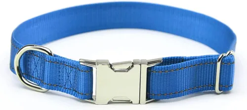Vista 11 de Love Dream Collar reflectante para perro con hebilla de metal, collar de nailon ajustable de seguridad con hebilla de liberación rápida resistente